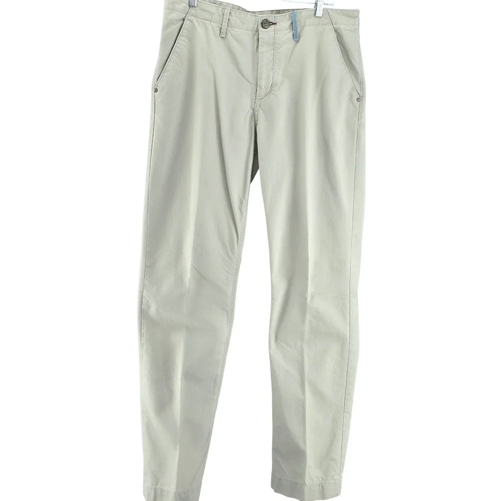 Robert Graham Chino Pants Mens 34 Beige Elevated Casual Modern‎ Utility Preppy
